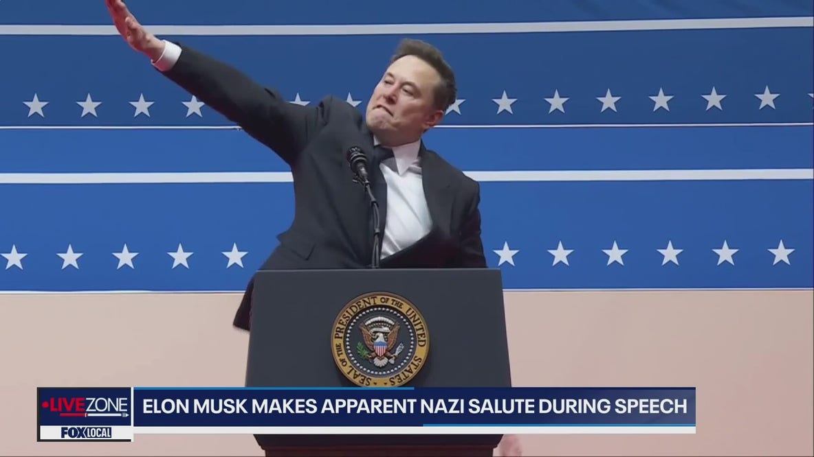 Grandson of Holocaust survivor talks Elon Musk apparent Nazi salute